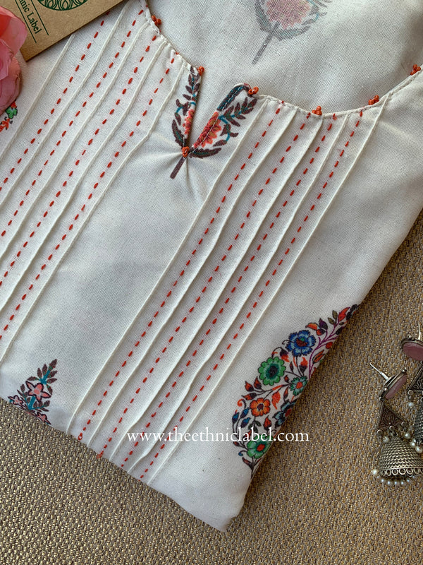 "Fitoor" Hand Block Printed Cotton kurta