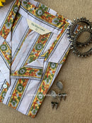 "Bini" Hand Block Printed Cotton Shirt