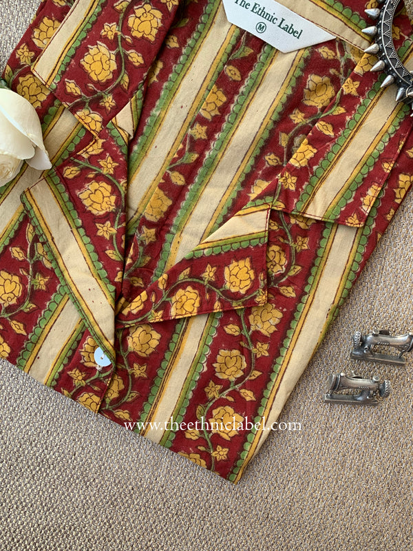 "Juhi" Block Printed Cotton Top