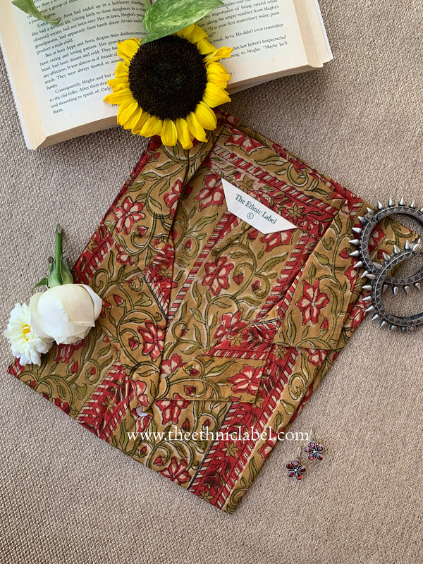 "Meher" Hand Block Printed Cotton Shirt