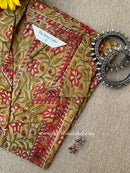 "Meher" Hand Block Printed Cotton Shirt