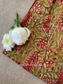 "Meher" Hand Block Printed Cotton Shirt