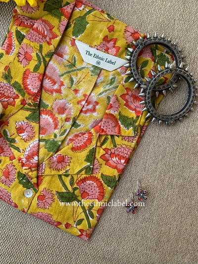 "Bagh" Block Printed Cotton Top