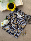 "Azalia" Block Printed Cotton Top