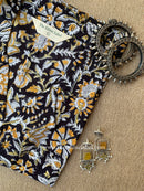 "Azalia" Block Printed Cotton Top