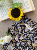 "Azalia" Block Printed Cotton Top