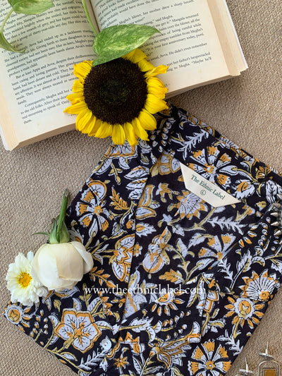 "Azalia" Hand Block Printed Cotton Shirt
