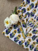 "Aisha" Block Printed Cotton Top