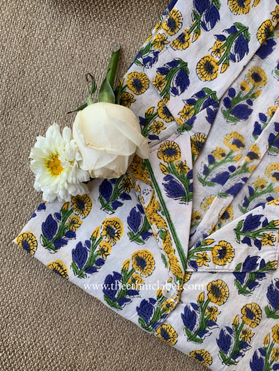 "Aisha" Block Printed Cotton Top