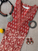 "Beena" Bagru Cotton kurta