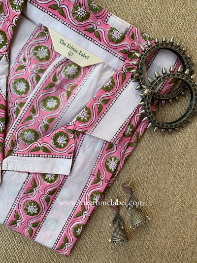 "Diya" Block Printed Cotton Top