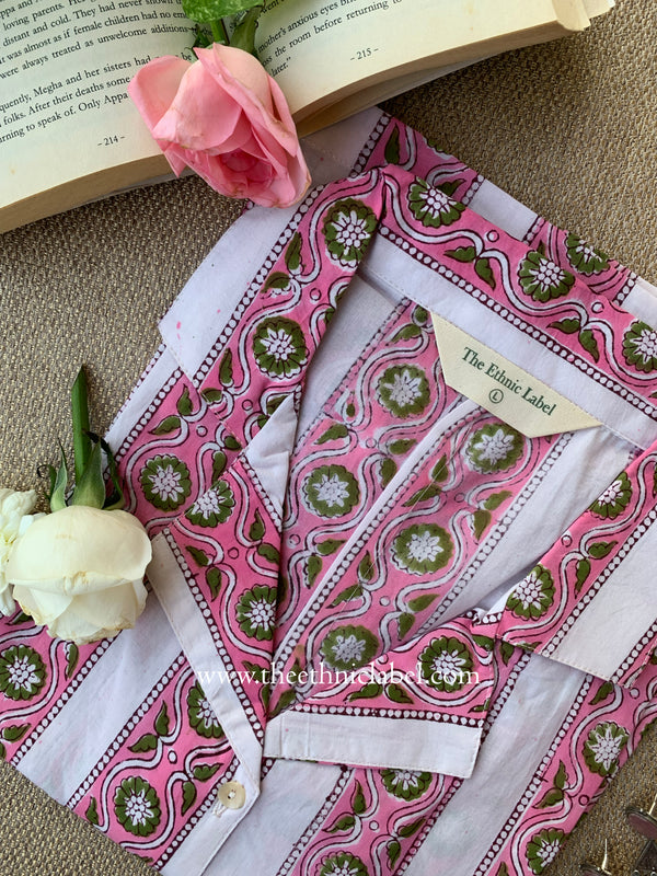 "Inu" Block Printed Cotton Top