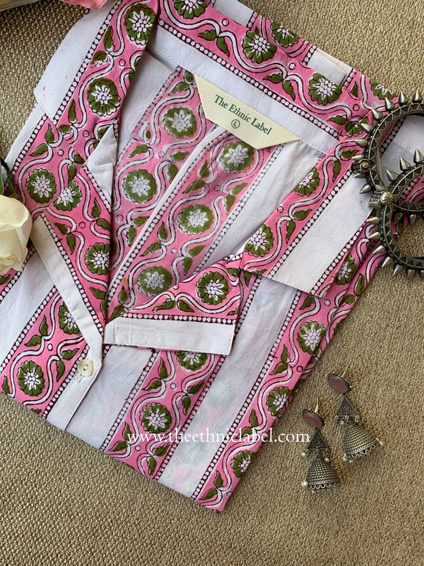 "Inu" Block Printed Cotton Top