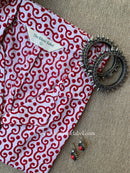 "Tina" Hand Block Printed Cotton Shirt