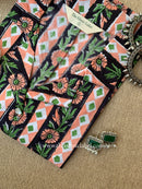 "Alina" Block Printed Cotton Top