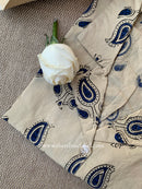 "Anaya" Hand Block Printed Cotton Shirt