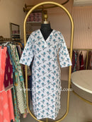 "Yami" Hand Block Printed Cotton kurta