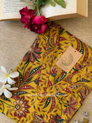 "Kalaa" Mustard Printed Cotton kurta