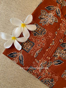 "Shefali" Rust Printed Cotton kurta