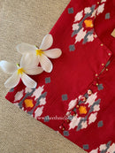 "Sehr" Printed Ikat Cotton kurta