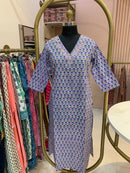 "Kimaya" Hand Work Cotton kurta