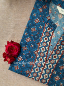 "Gauri" Hand Block Printed Cotton kurta