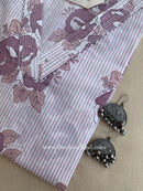 "Surekha" Floral Cotton kurta