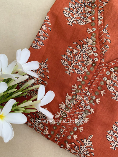 "Simar" Handwork Cotton kurta