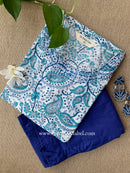 "Roop" Hand Block Printed Kurta with Straight Pants- 2pc