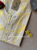 "Maala" Buttoned Cotton kurta