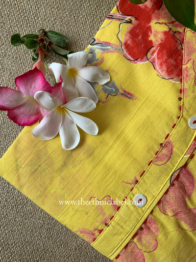"Nayra" Kantha Cotton kurta