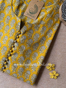 "Drishti" Bagru Hand Block Printed Cotton kurta