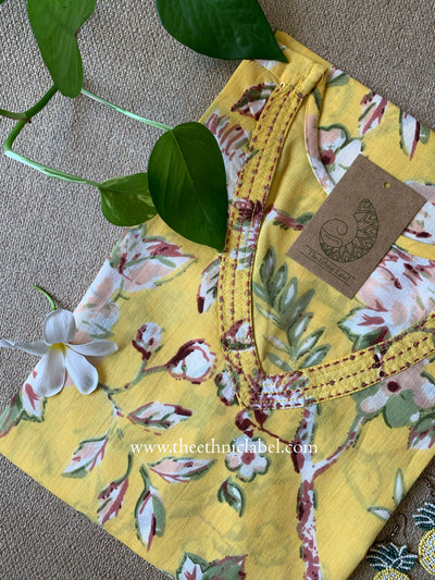 "Bahaar" Kantha Cotton kurta
