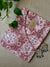 "Peach" Angrakha Cotton kurta - Big Size