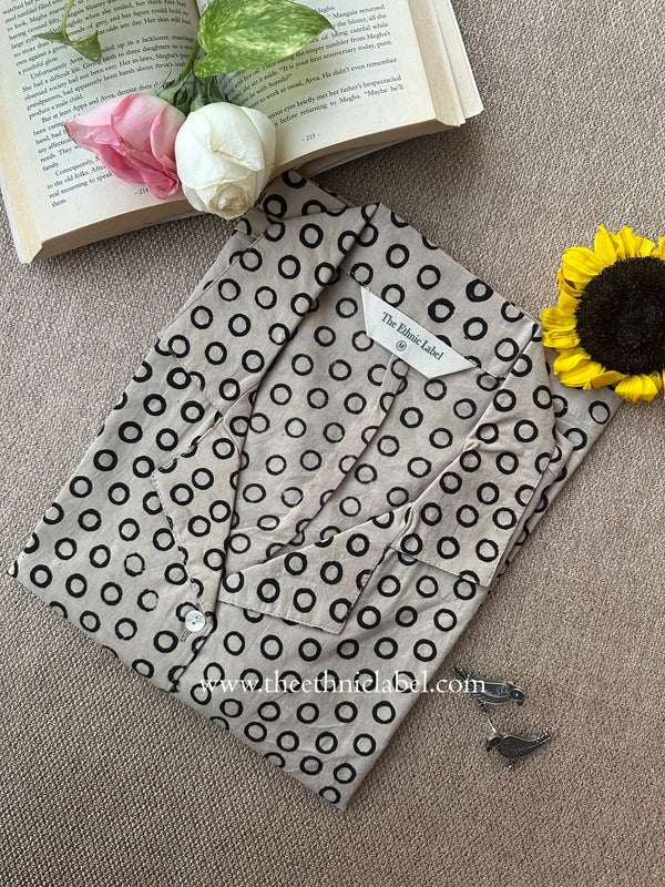 "Simi" Hand Block Printed Cotton Shirt