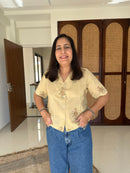 "Ketaki" Hand Block Printed Cotton Shirt