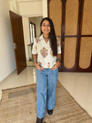 "Sonam" Hand Block Printed Cotton Shirt