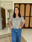 "Avni" Hand Block Printed Cotton Shirt