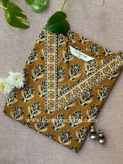 "Gunjal" Hand Block Printed Cotton kurta