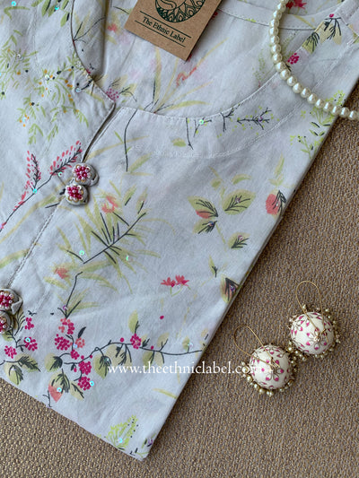 "Kshama" Handwork Cotton kurta