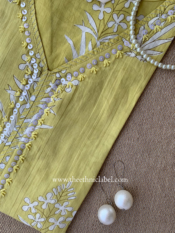 Sur Handwork Cotton kurta