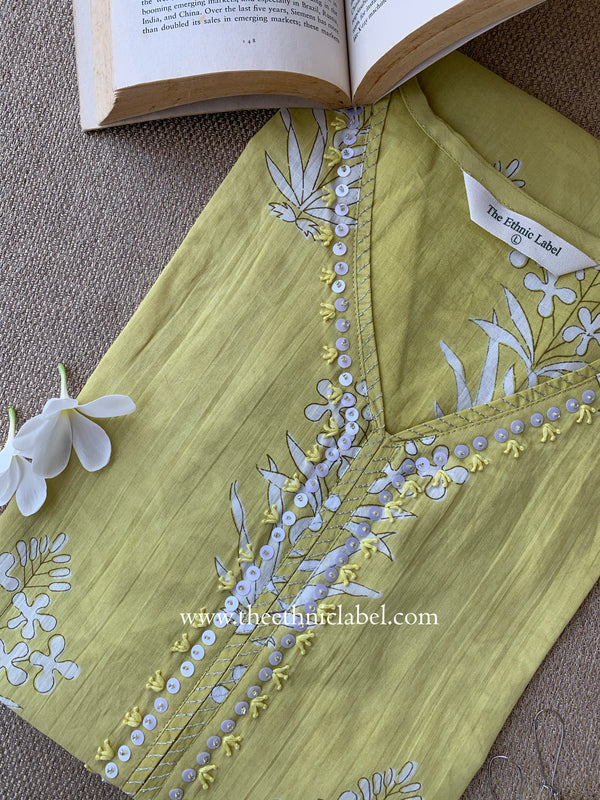 Sur Handwork Cotton kurta
