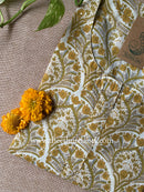 "Ritu" Kantha Buttoned Cotton kurta