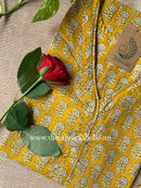 "Dhwani" Hand Block Printed Cotton kurta