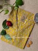 "Dhwani" Hand Block Printed Cotton kurta