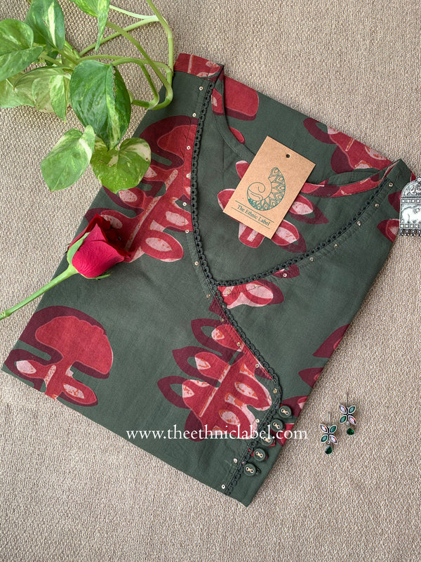 Harita Angrakha Cotton kurta