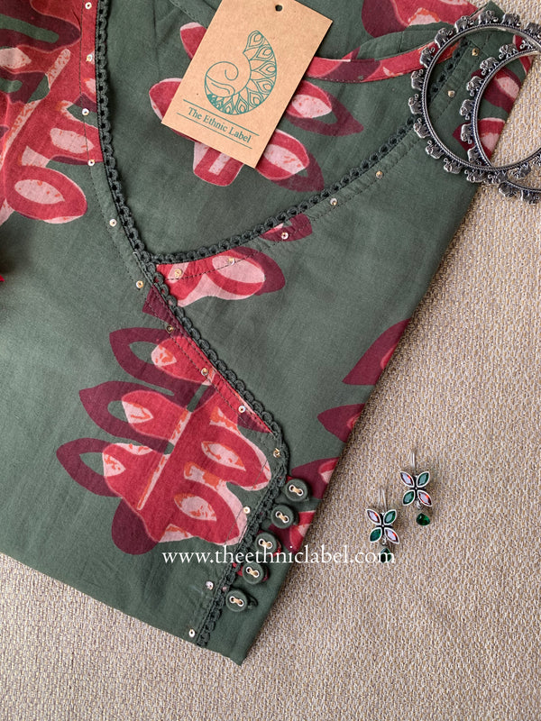 Harita Angrakha Cotton kurta