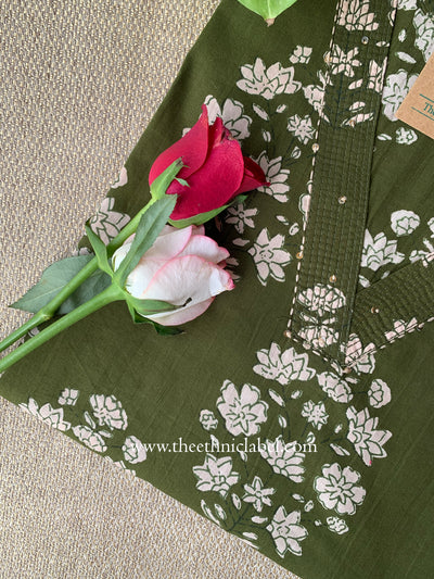 "Devyani" Printed Cotton kurta