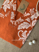 Narangi Printed Cotton kurta