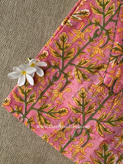 "Sheena" Block Printed Cotton kurta